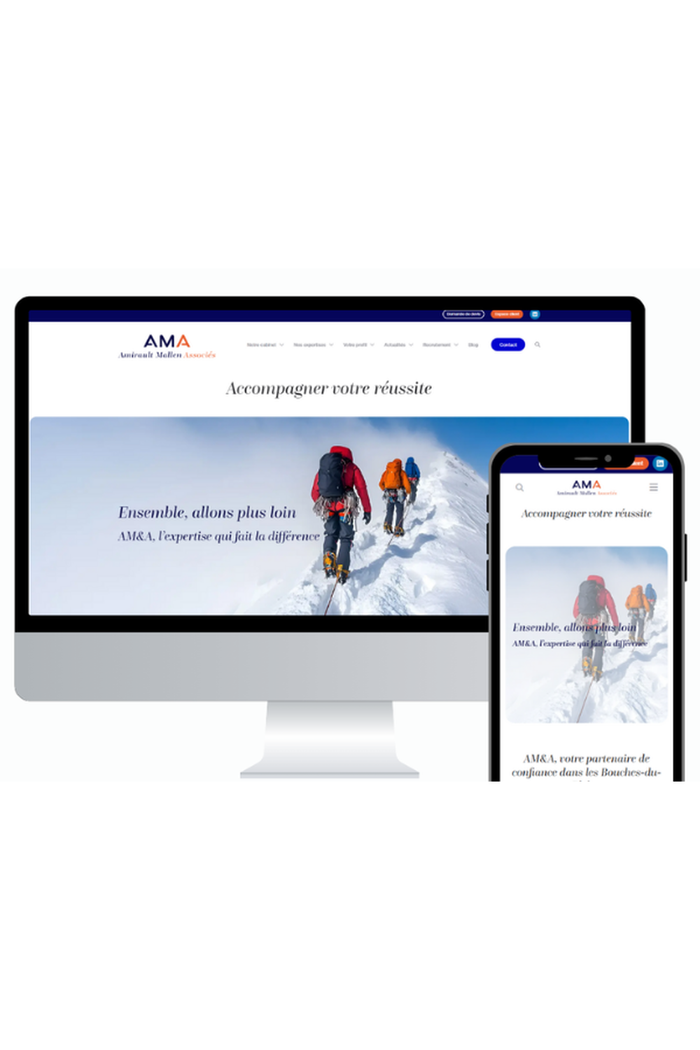 Site internet Amirault Mallen Associés